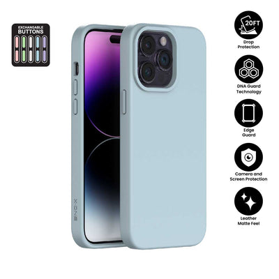 X.One® Shock Dominator Pastel Case for iPhone 14 Pro Max — Ocean