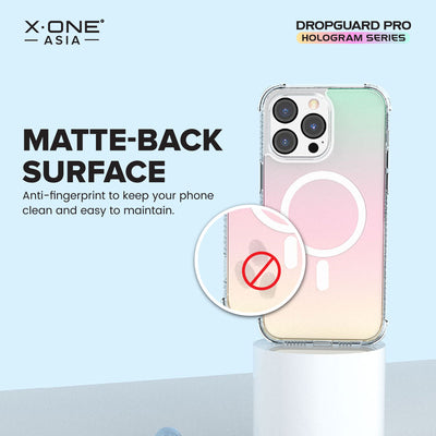 X.One® Dropguard Pro Hologram MagSafe Case for iPhone 15 Series — Matte Back Surface