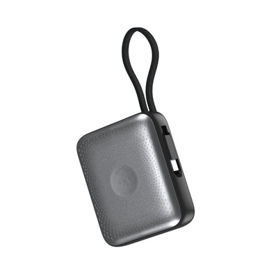X.One® NanoGo 10000mAh PD 35W Compact Power Bank — Built-In USB-C Cable
