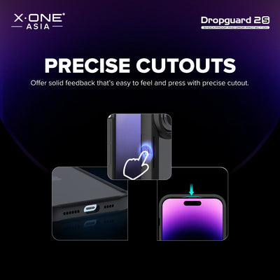 X.One® Dropguard 2.0 Case for iPhone 14 Series — Precise Cut-Out