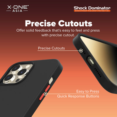 X.One® Shock Dominator Case for iPhone 14 Series — Precise Cutouts