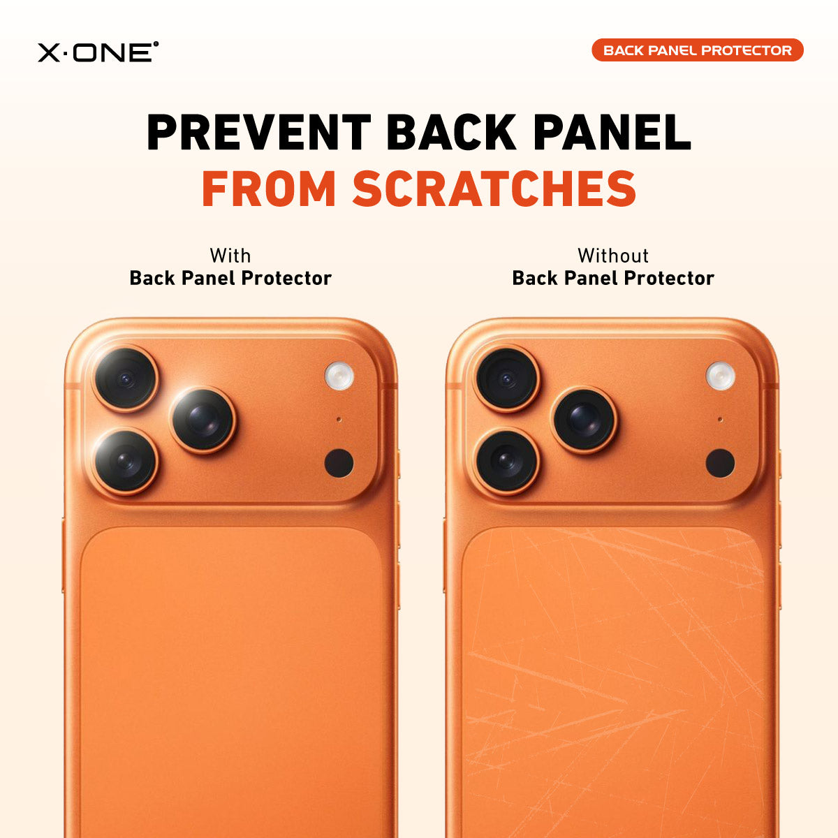 X.One Camera Plateau and Back Panel Protector for iPhone 17 Series