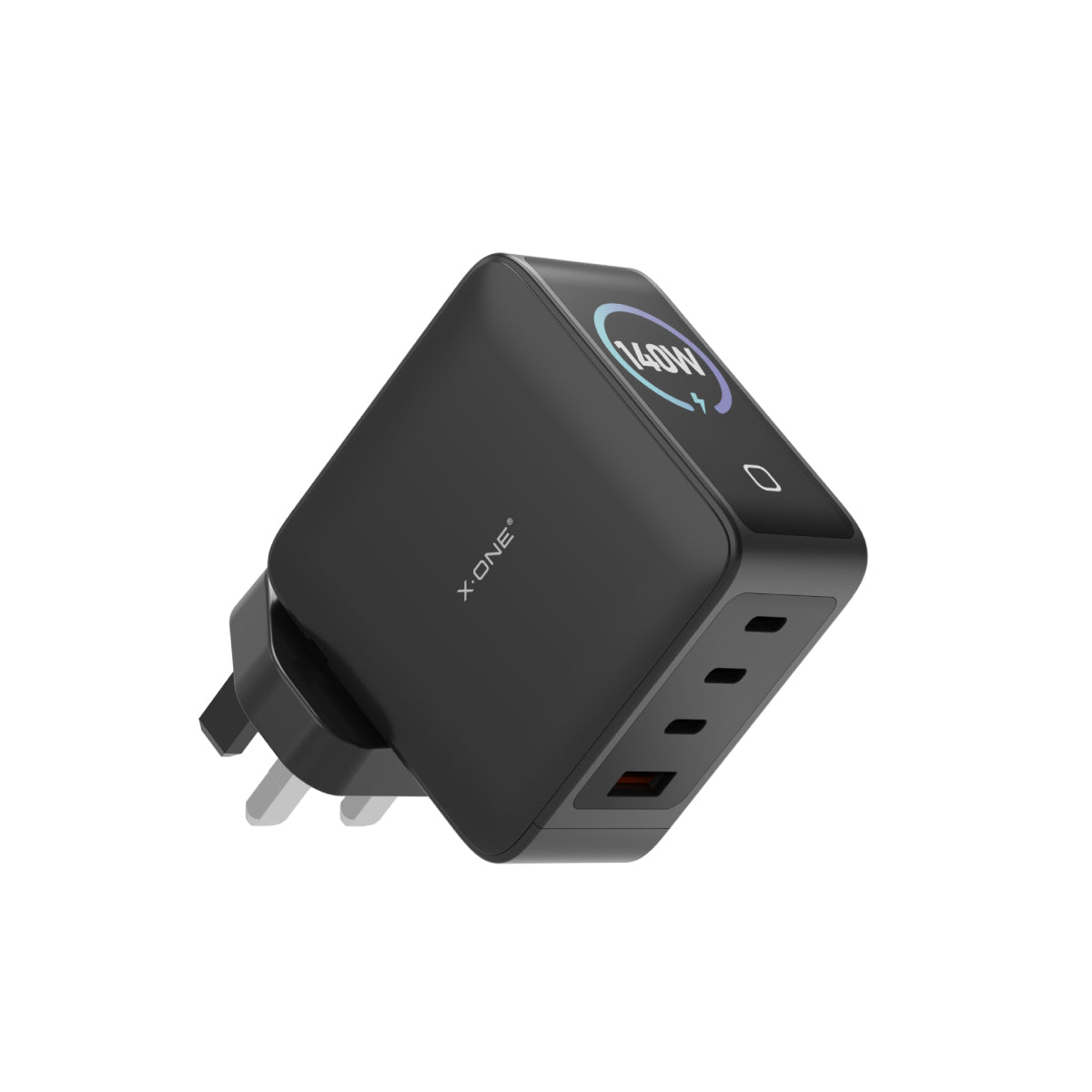 Charge Pro 140W Fast GaN Charger with Smart TFT Display