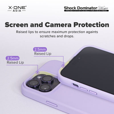 X.One® Shock Dominator Pastel Case for iPhone 14 Series — Screen and Camera Protection