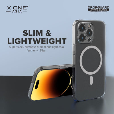 X.One® Dropguard Matte Glass MagSafe Case for iPhone 14 Series — Slim and Lightweight
