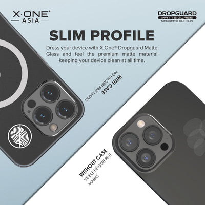 X.One® Dropguard Matte Glass MagSafe Case for iPhone 14 Series — Slim Profile
