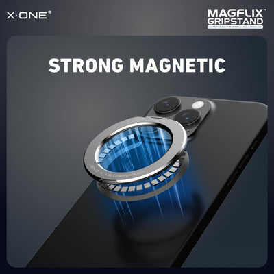 X.One® MagFlix Gripstand Magnetic Phone Ring Stand — Strong Magnetic