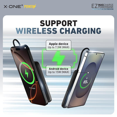 X.One® EZ MagCharge 10000mAh MagSafe Wireless Power Bank — Wireless Charging