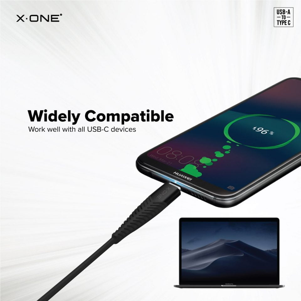 X.One® Ultra Pro 6A Huawei 65W SuperCharge - USB-A to USB-C Fast Charge Cable