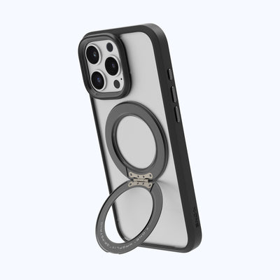 X.One® Dropguard 2S Gripstand MagSafe Case for iPhone 16 Pro Max — Portrait Stand