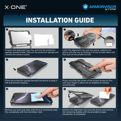 [Anti Blue Light] Hybrid Polymer Screen Protector with Installer Kit