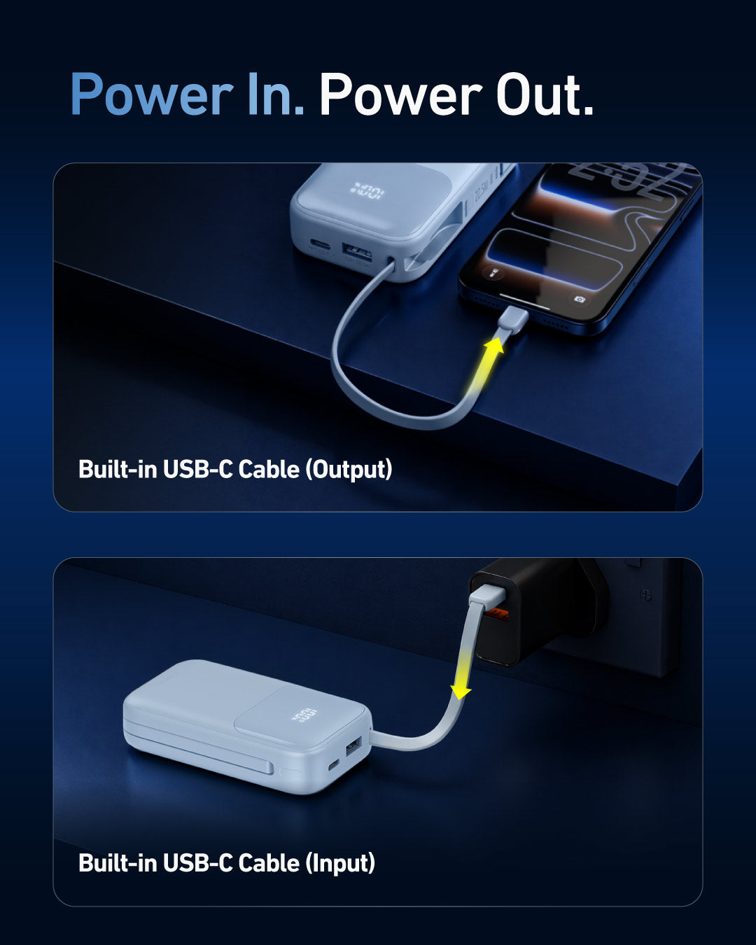 Atom Duo 10000mAh 22.5W Fast Charging Power Bank with 4 Outputs