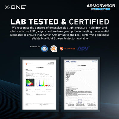 [Anti-Blue Light with Privacy] Hybrid Polymer Screen Protector with Installer Kit