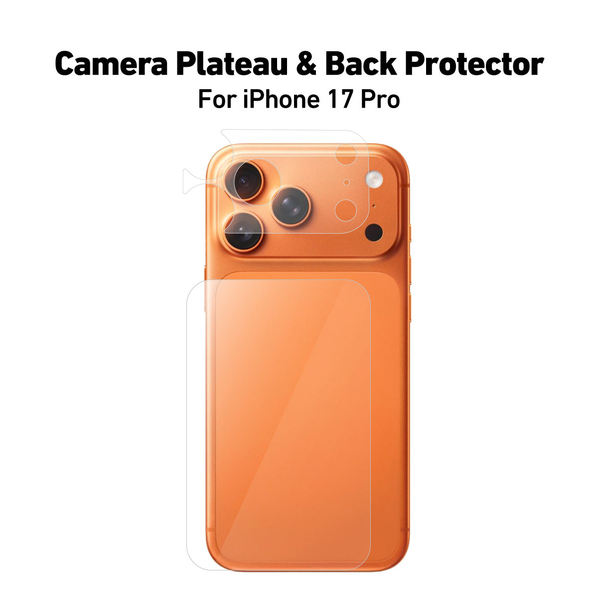 X.One Camera Plateau and Back Panel Protector for iPhone 17 Series